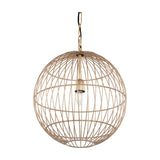 Globe Wire Pendant Light – Brass