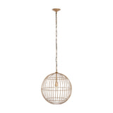 Globe Wire Pendant Light – Brass