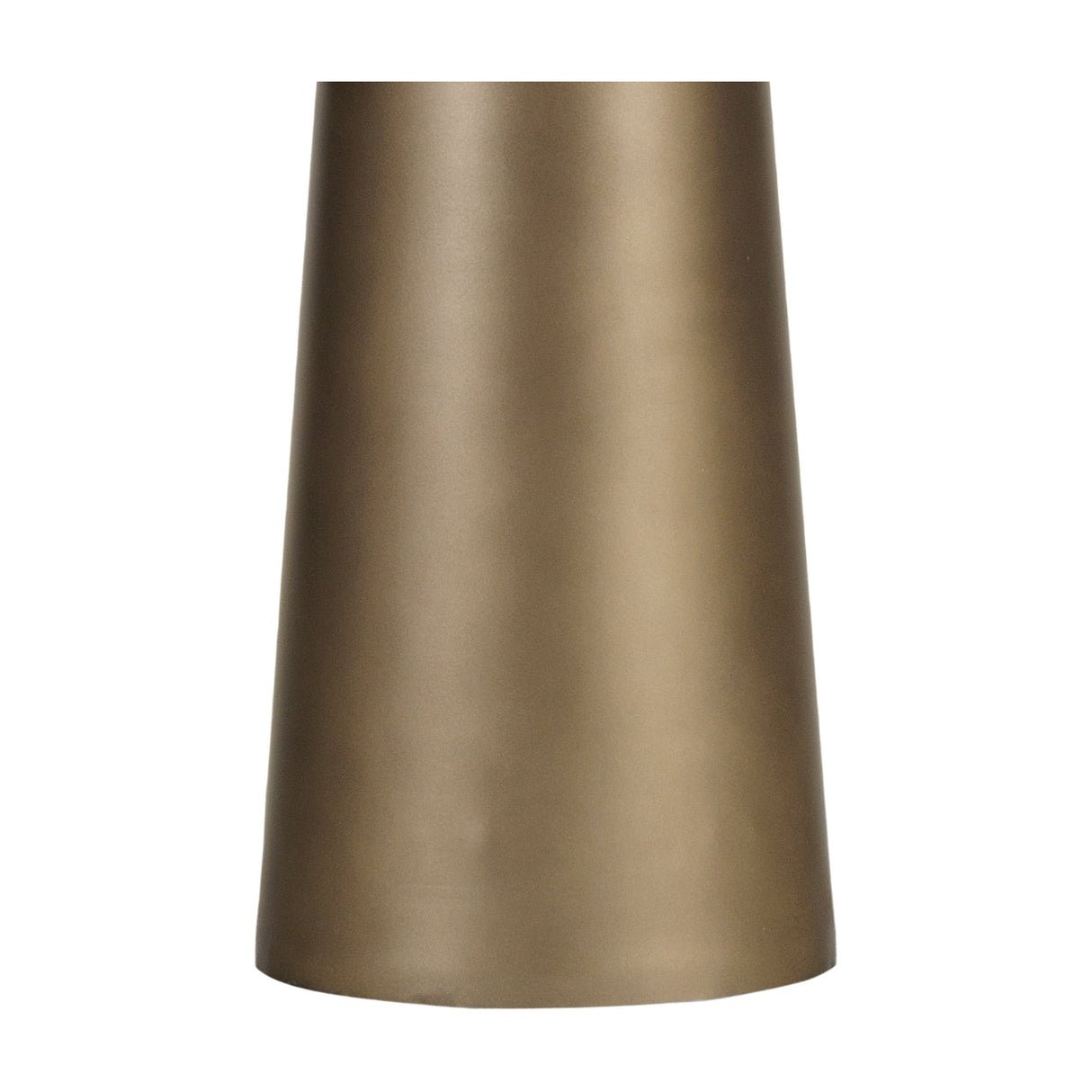 Tapered Smoked Gold Linen Floor Lamp