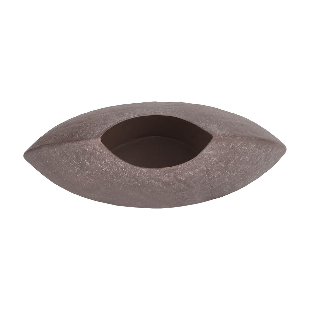 Hammered Stonewash Moon Vase – Brown