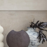 Hammered Stonewash Moon Vase – Brown