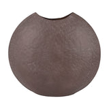 Hammered Stonewash Moon Vase – Brown