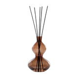 Curved Amber Glass 500ml Reed Diffuser – Brown
