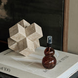 Amber Glass Gourd Room Spray Reed Diffuser – Brown