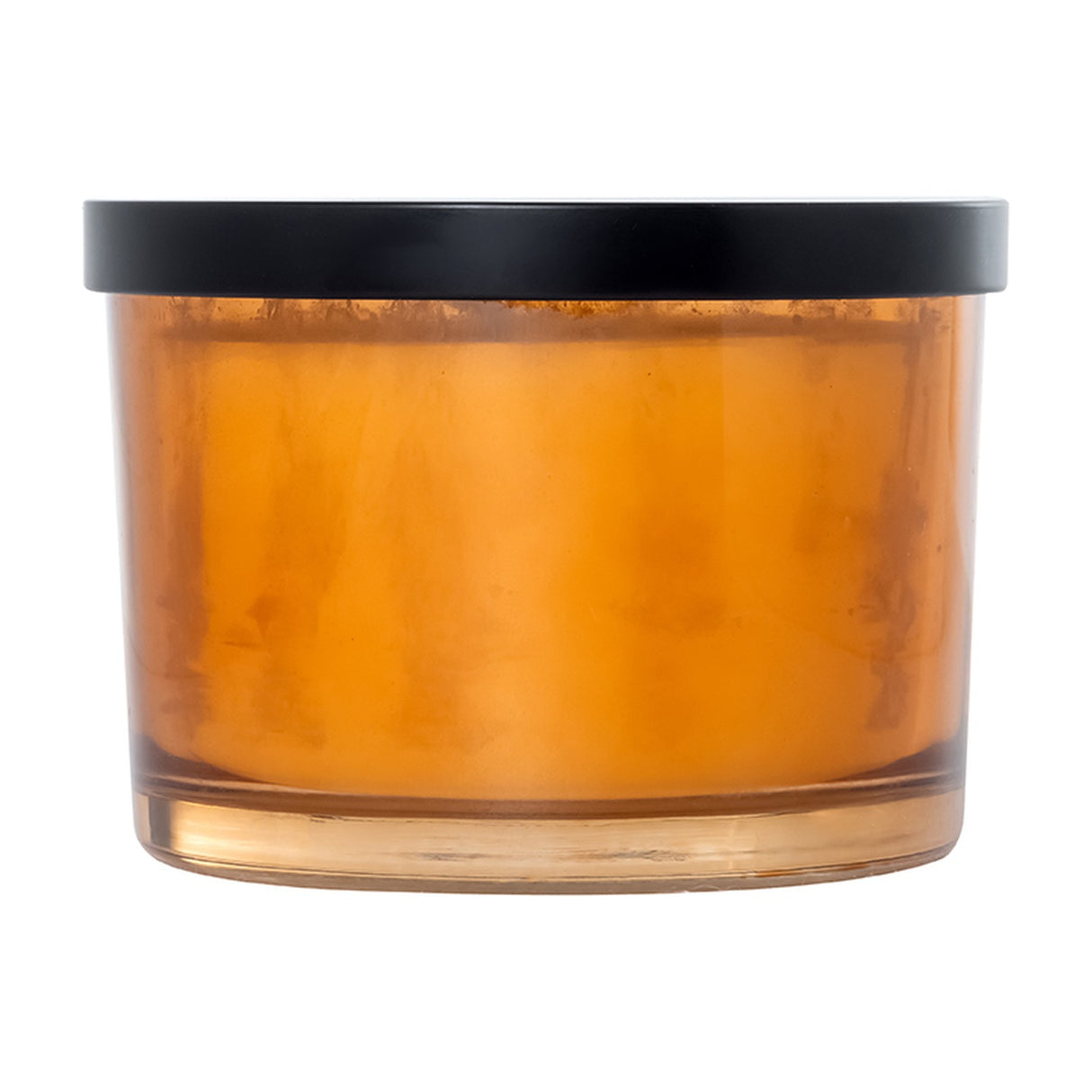 Amber Glass Palo Santo Scented Candle – Brown