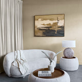 Chenille Storage Footstool Ottoman – Cream