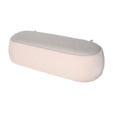 Velvet Boucle Storage Ottoman – Cream