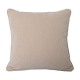 Piped Velvet Cushion – Cream