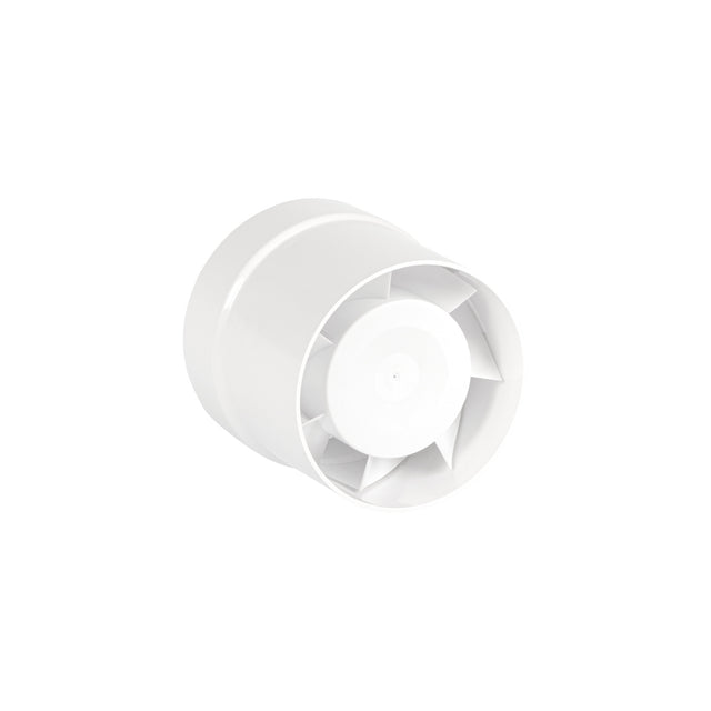 100mm Wall Extractor Fan 19W 100 m³/h 39dB - Standard White