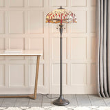Alderworth Tiffany Floor Lamp - Beige