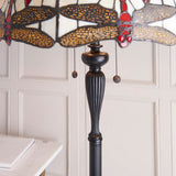 Alderworth Tiffany Floor Lamp - Beige