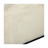 Close-up corner detail of the Grey & White Abstract Canvas, 70 x 100cm, showing textured brushwork and a black frame edge.