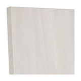 Corner detail of the Textured White & Gold Abstract Frameless Canvas Wall Art, 100 x 140cm, showing the textured white surface and canvas edge on the wooden frame.