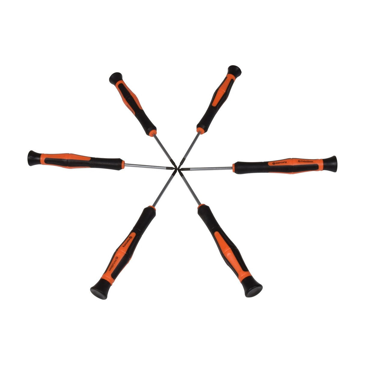 Mercury Precision Screwdriver Set, 6pc Slotted & Phillips
