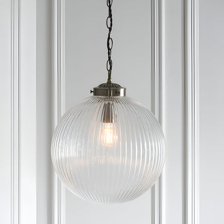 Ashmere Large Pendant - Antique Brass