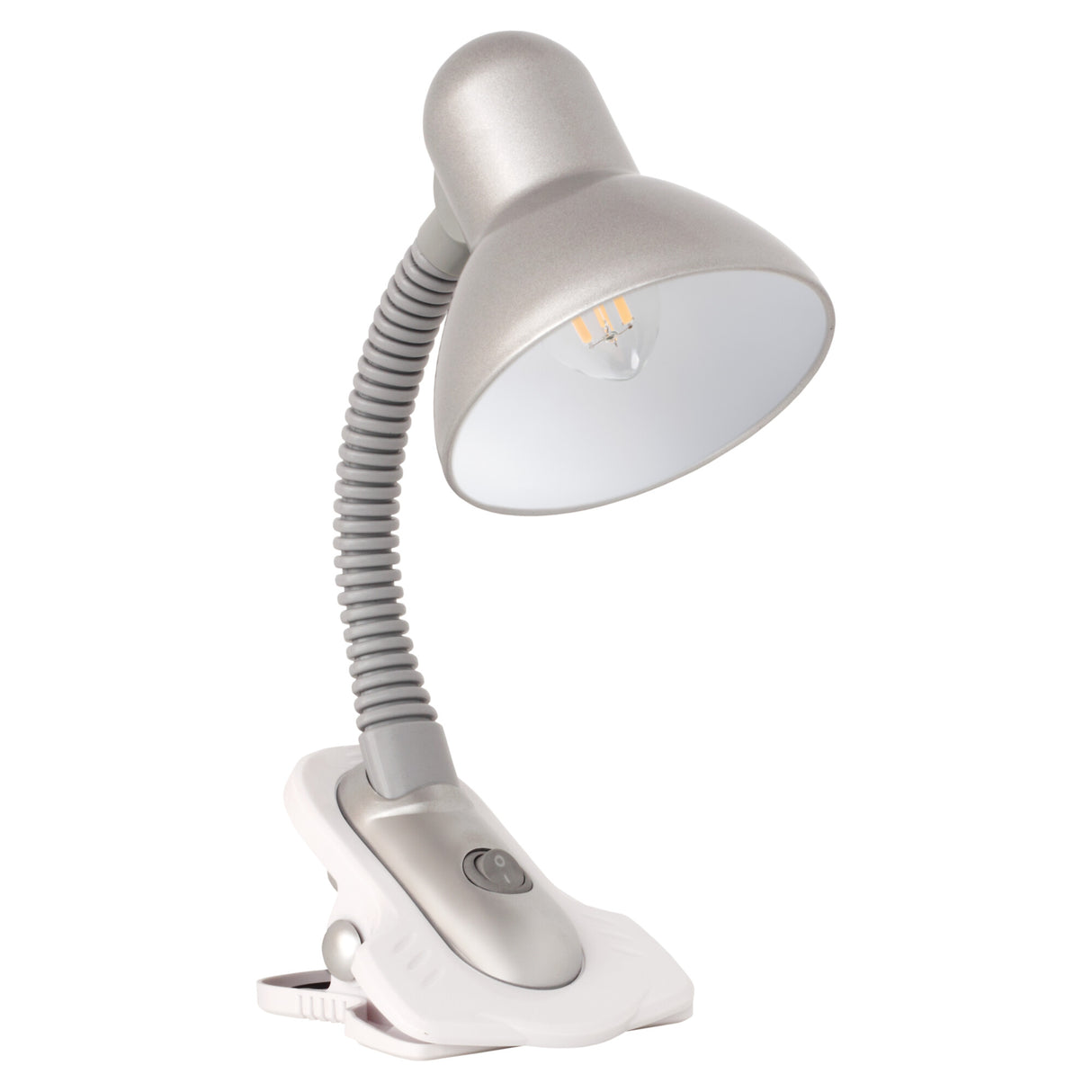 SUZI 10W E27 Desk Lamp - Silver