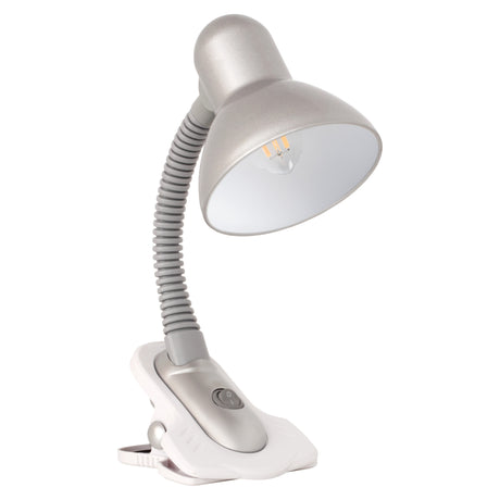 SUZI 10W E27 Desk Lamp - Silver