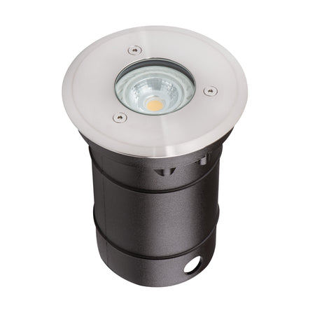 Berg 10W (10O) In-Ground Uplighter GU10 IP67 Ø110 - Steel