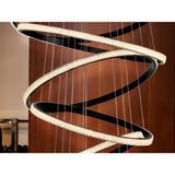 Ring Dimmable LED Suspension Light 4000K - Black (With Remote Control)