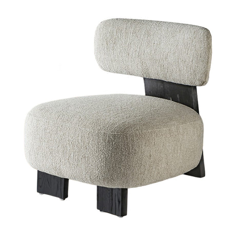 Topaz Armchair - Black and Ecru