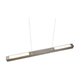 DUOline LED Up Down Linear Pendant – Satin Nickel