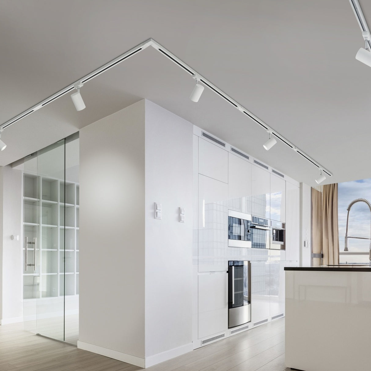 DUOline Tube Pendant – Matt White