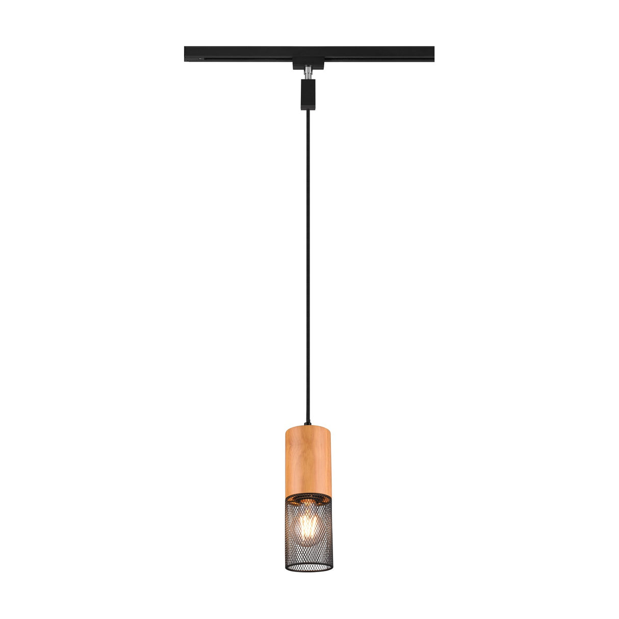 DUOline Wooden Pendant – Matt Black