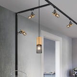 DUOline Wooden Pendant – Matt Black