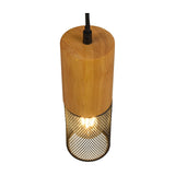 DUOline Wooden Pendant – Matt Black