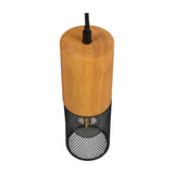 DUOline Wooden Pendant – Matt Black