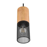 DUOline Wooden Pendant – Matt Black