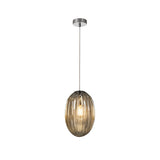 Ovila Small 1 Light Glass Pendant - Cognac