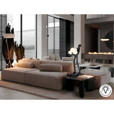 La Carga Black Sculpture With LED Opal Sphere Lights - 82cm