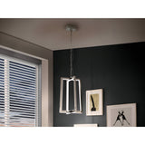 Kuma LED Stainless Steel Pendant Light 23W 3000K - Silver