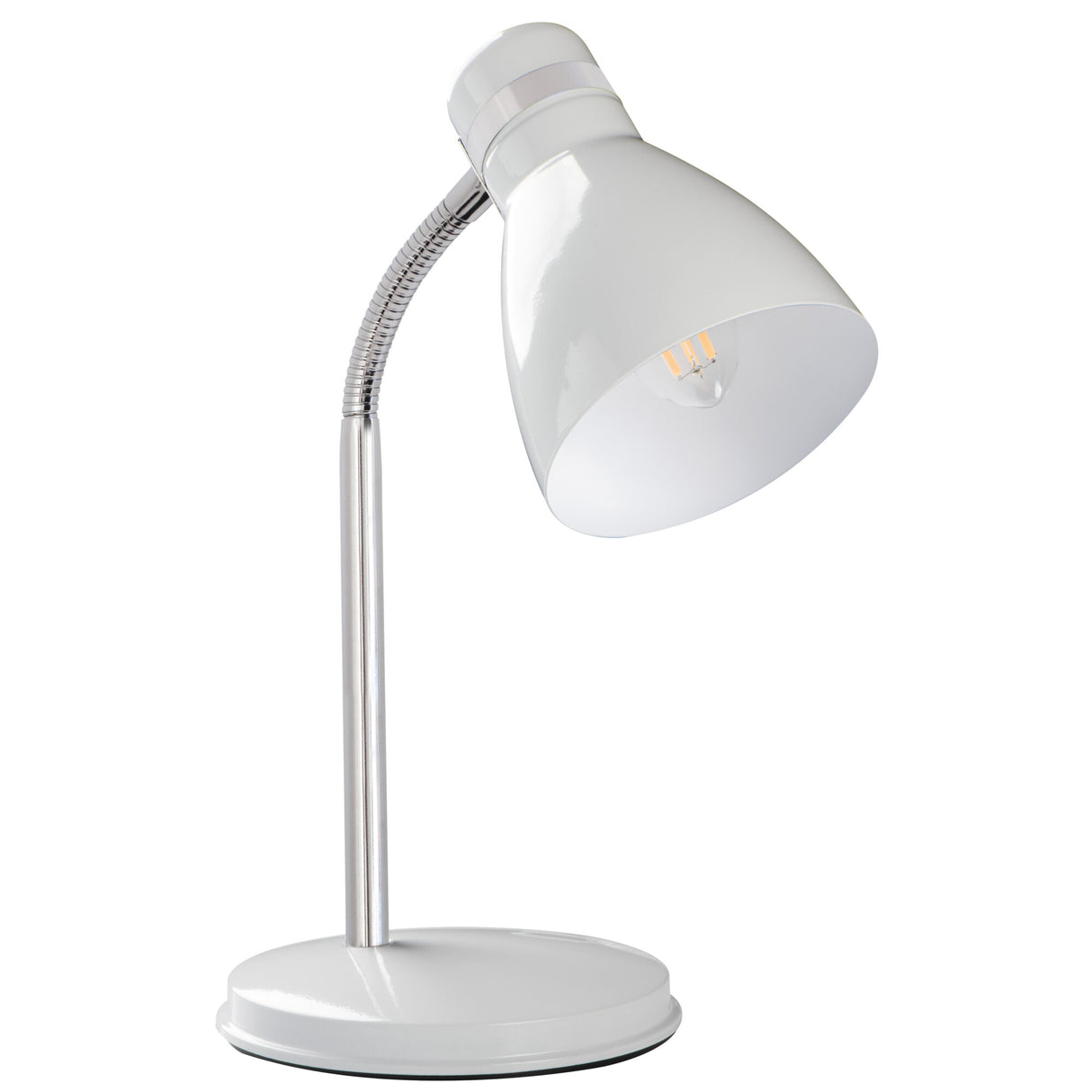 ZARA 10W E14 Adjustable Desk Lamp - White