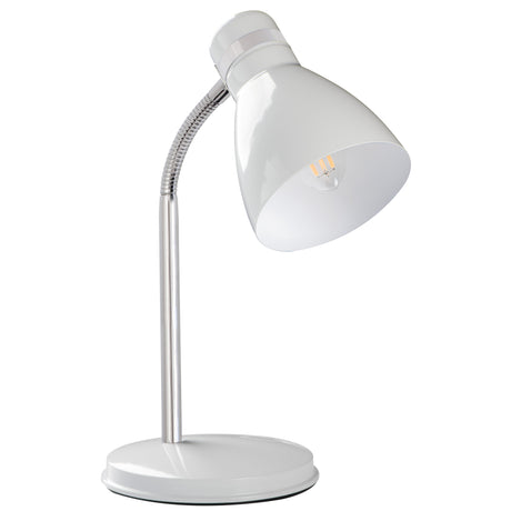 ZARA 10W E14 Adjustable Desk Lamp - White