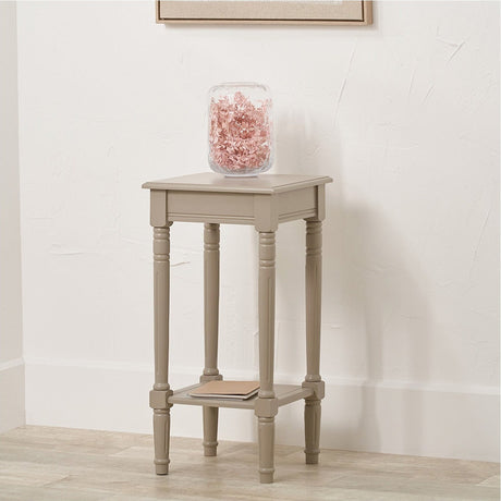 Heritage Putty Pine Accent Side Table - 72cm