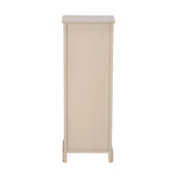 Devonshire Putty Pine 1 Drawer 4 Basket Tall Shelving Unit - 113cm