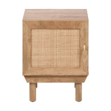Henrik Rattan 1 Door Cupboard Unit Cabinet - 50cm