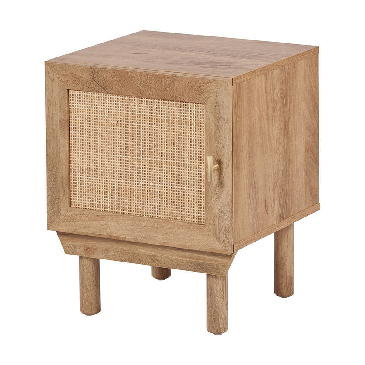 Henrik Rattan 1 Door Cupboard Unit Cabinet - 50cm