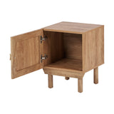 Henrik Rattan 1 Door Cupboard Unit Cabinet - 50cm