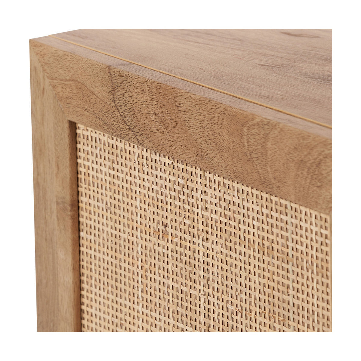 Henrik Rattan 1 Door Cupboard Unit Cabinet - 50cm
