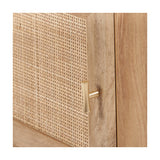 Henrik Rattan 1 Door Cupboard Unit Cabinet - 50cm