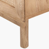 Henrik Rattan 1 Door Cupboard Unit Cabinet - 50cm