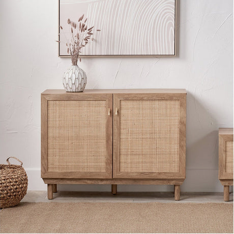 Henrik Rattan 2 Door Cabinet - 80cm