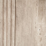 Close-up of the Elkton Console Table's top surface, showing concrete-effect wood veneer with vertical groove detailing in a light grey finish.