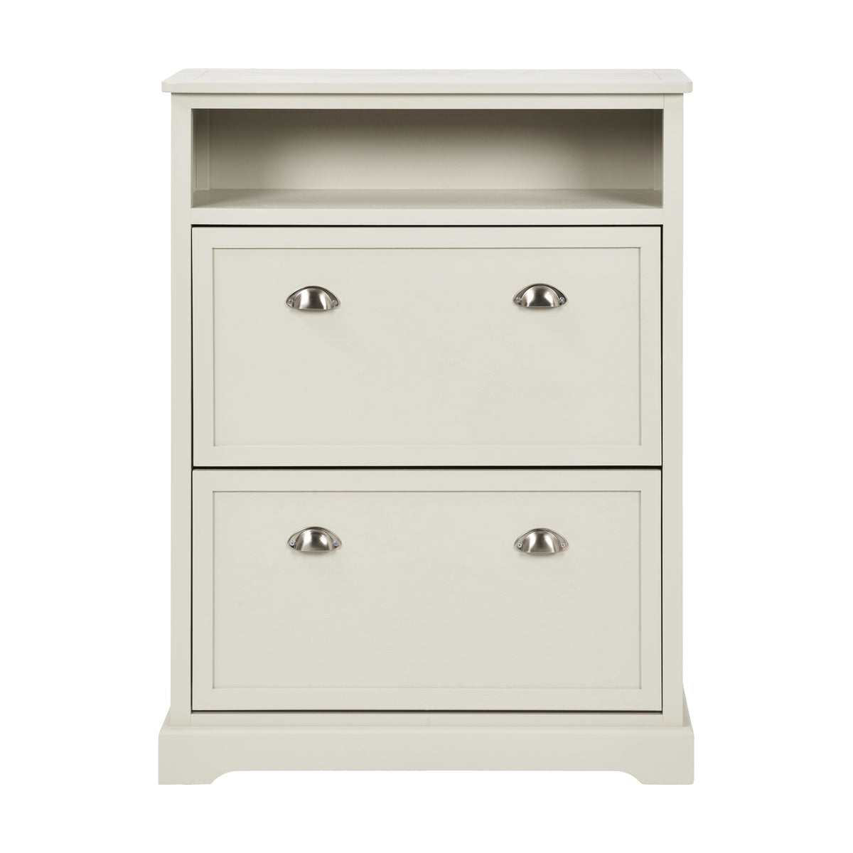 Croft Linen Pine Shoe Storage Shelving Unit - 106cm