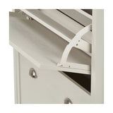 Croft Linen Pine Shoe Storage Shelving Unit - 106cm