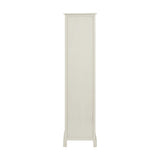 Croft Linen Pine Slim 1 Door 3 Shelf Shelving Unit - 153cm
