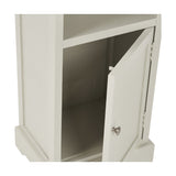 Croft Linen Pine Slim 1 Door 3 Shelf Shelving Unit - 153cm